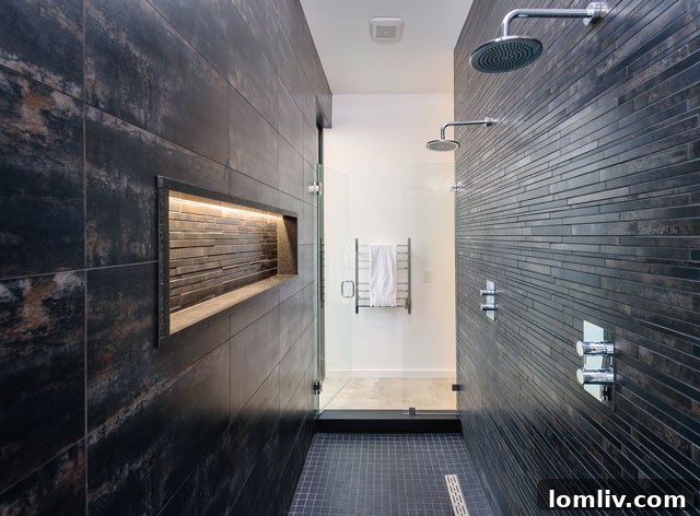 Lush backyard landscaping with modern pool area in a luxury Dallas home