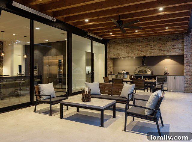 Seamless indoor-outdoor living integration at 5125 Royal Crest