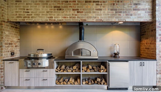 Well-lit interior space showing custom cabinetry and modern finishes