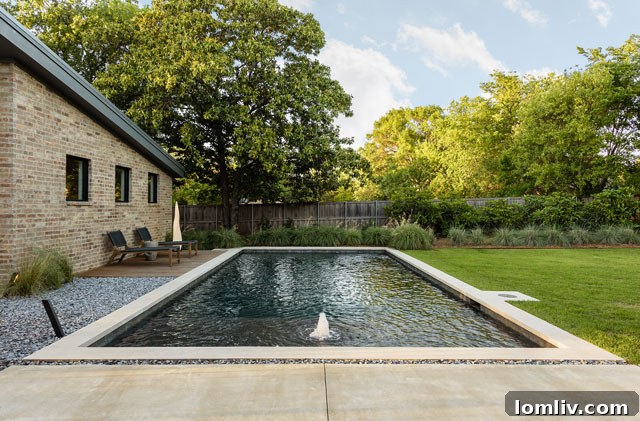 Architectural detail of ceiling and wall textures in a modern home