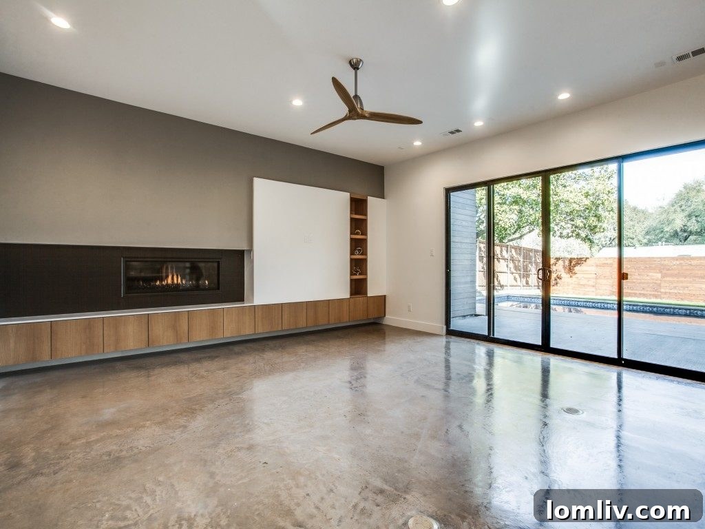 New Leaf Custom Homes Crafts Unrivaled Originality with Lakewood 3 Modern Open Concept Kitchen and Living Space in Lakewood