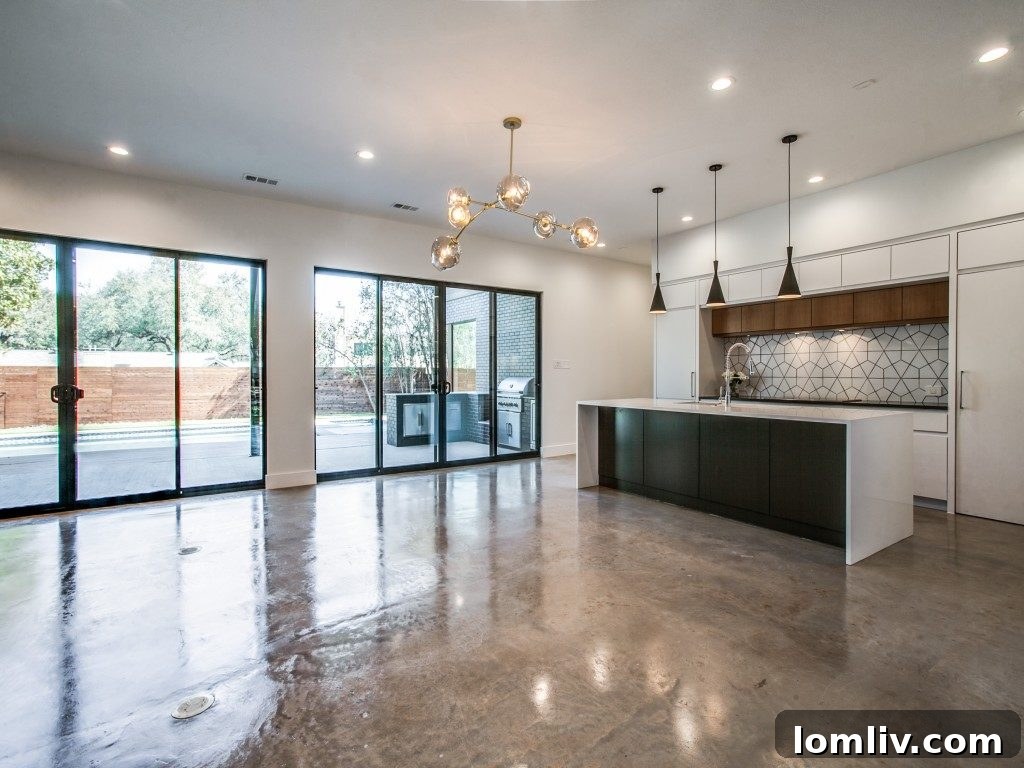 New Leaf Custom Homes Crafts Unrivaled Originality with Lakewood 4 Close-up of Gourmet Kitchen with Fireclay Tile