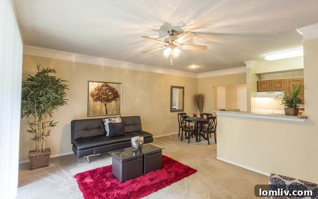 Round Grove Apartments exterior with pool in Lewisville, TX