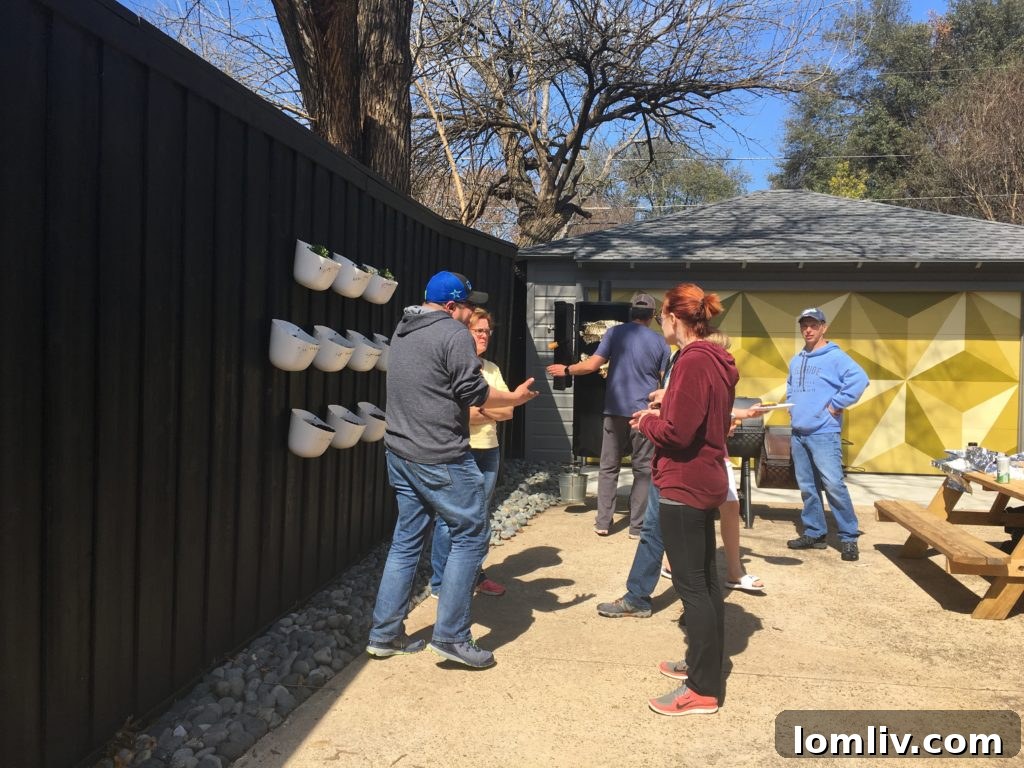 Community members gathered at a cookout, talking and sharing during the gas crisis, highlighting local efforts to provide support.
