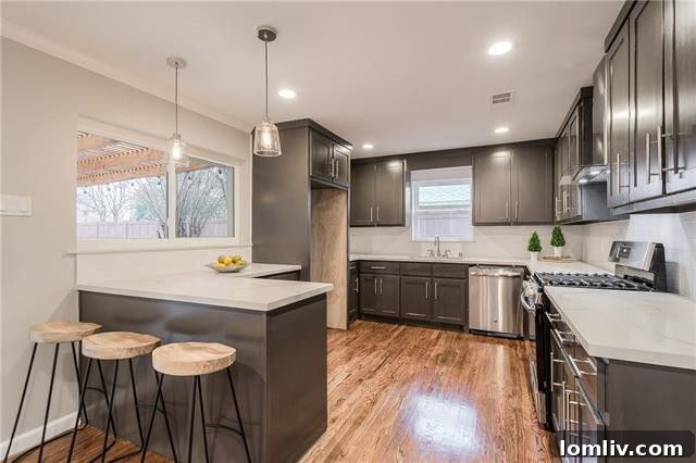 Spacious Bedroom with Hardwood Floors