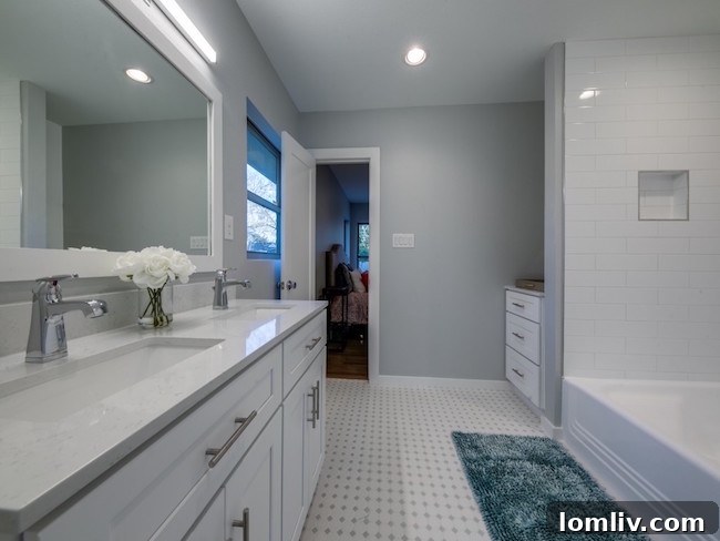 Expansive green space and mature landscaping surrounding 9606 Losa