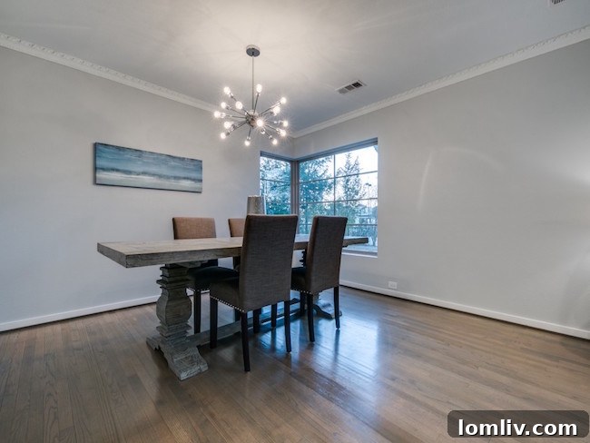 Luxurious master bathroom featuring contemporary fixtures and finishes at 9606 Losa