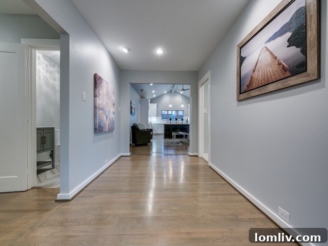Another perspective of the elegant master bathroom at 9606 Losa