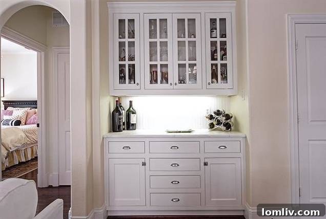 Inviting brick fireplace creating a focal point in one of the living spaces