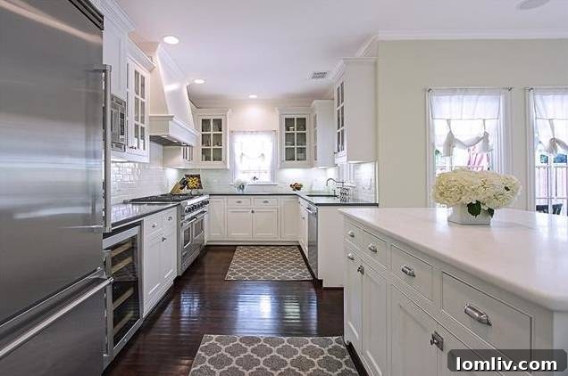 Breakfast nook or casual dining area adjacent to the gourmet kitchen