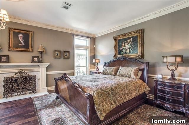 Charming garden path and brick walls in the courtyard