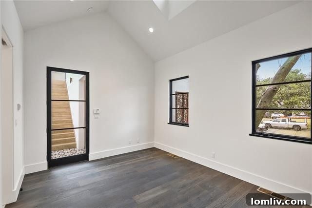 Upstairs office with a separate entrance, offering privacy and flexibility.