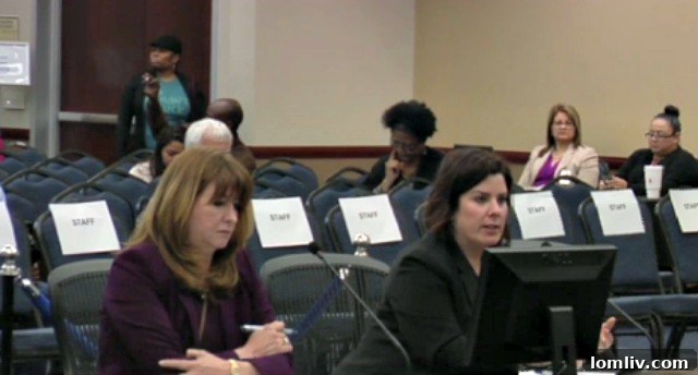 Dallas ISD Chief of School Leadership Stephanie Elizalde and ACE executive director Jolee Healey update the board of trustees on the Accelerating Campus Excellence program and the creation of new choice schools.