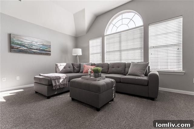 Spa-like master bathroom with oversized frameless glass shower