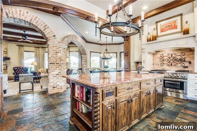 Elegant living area with large windows showcasing golf course views