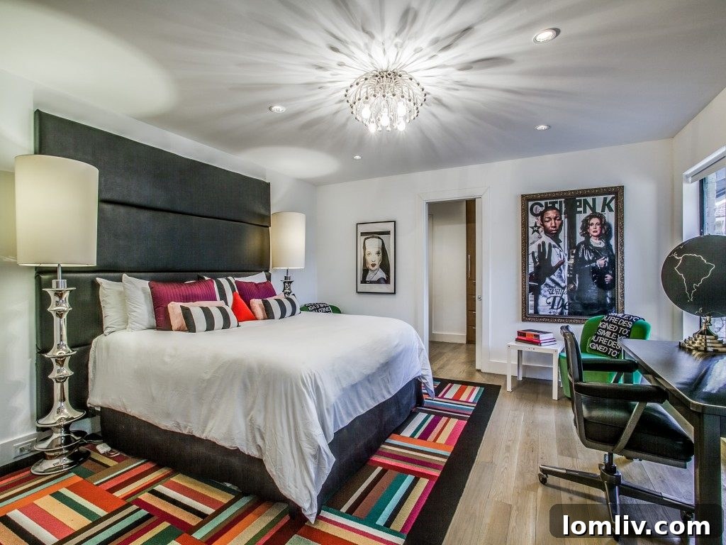 Contemporary kitchen with high-end appliances