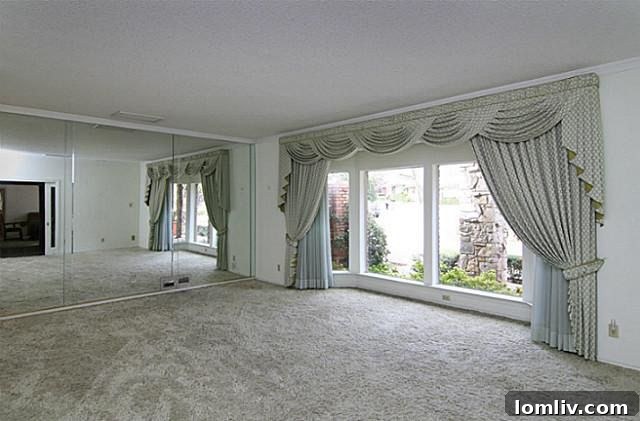 Spacious living areas in the renovated Inwood home