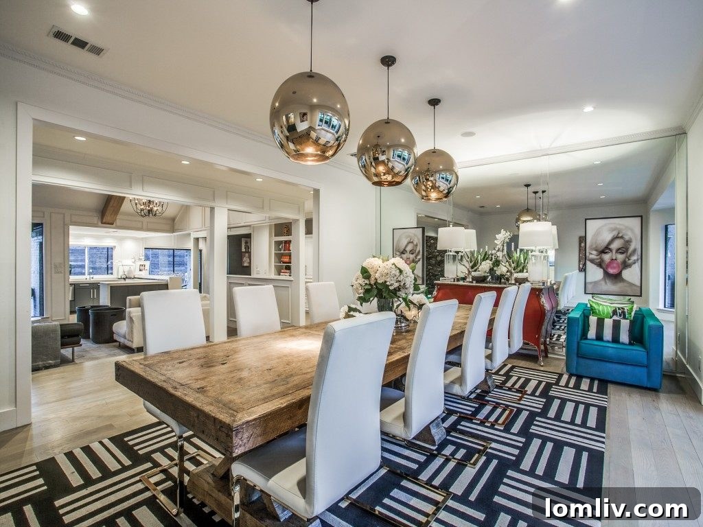 Modern renovation of a 1970s Dallas home