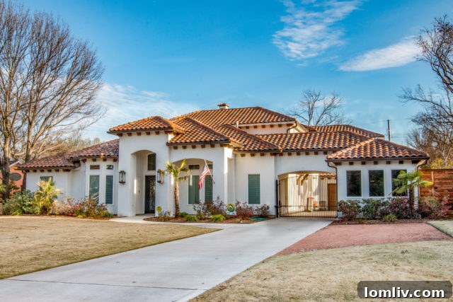 Northaven Home Tour: Fostering School-Community Connections 5 The elegant facade of 7206 Azalea, showcasing thoughtful design and landscaping in the Northaven neighborhood.