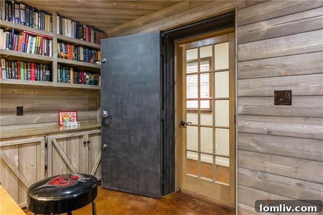 Dallas Getaway: Bespoke Barndominium Estate on 10 Secluded Acres 15 Concrete-Enforced Safe Room, Ideal as an Office