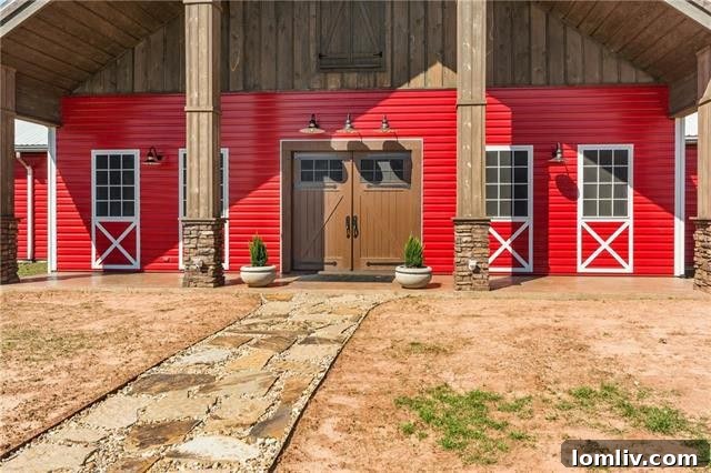 Dallas Getaway: Bespoke Barndominium Estate on 10 Secluded Acres 4 Pottsboro Barndominium Interior: Spacious Living Area