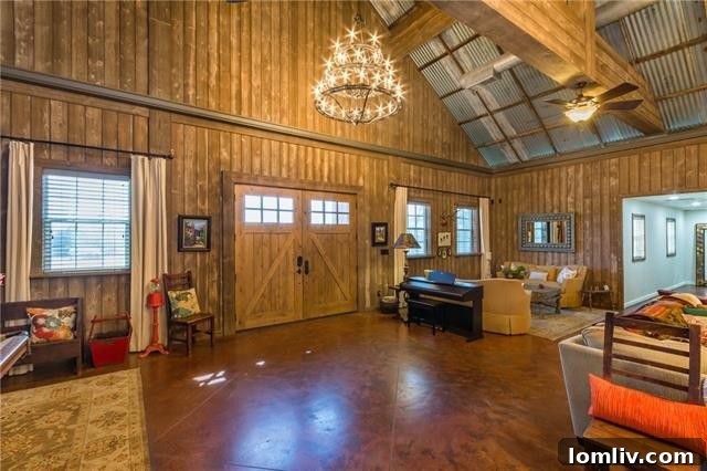 Dallas Getaway: Bespoke Barndominium Estate on 10 Secluded Acres 5 Pottsboro Barndominium: Entertainment-Ready Living Space