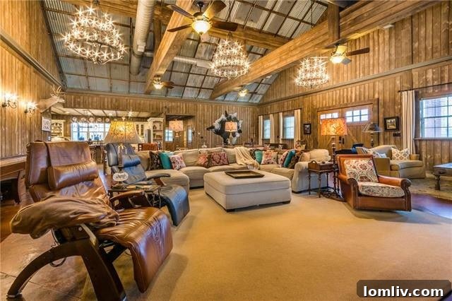 Dallas Getaway: Bespoke Barndominium Estate on 10 Secluded Acres 6 Integrated Sound System and High-End Speakers