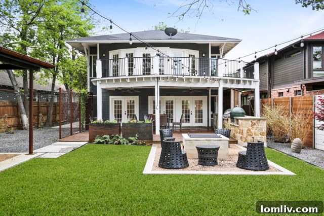 Spacious master suite with wet bar and private balcony