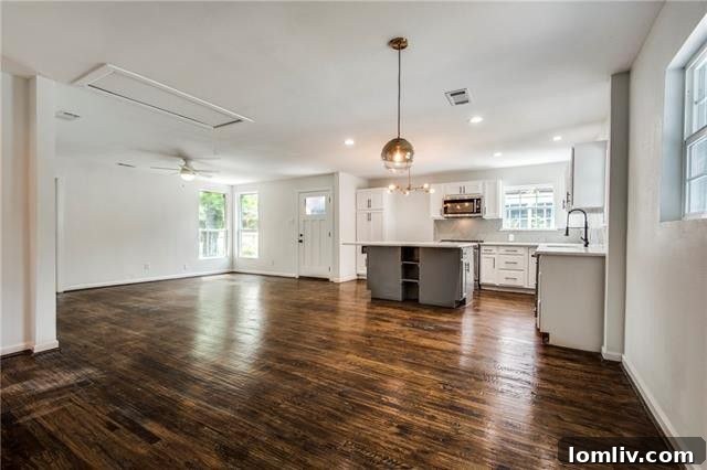 Gourmet kitchen with island and gas range