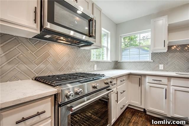 Primary bedroom with hardwood floors