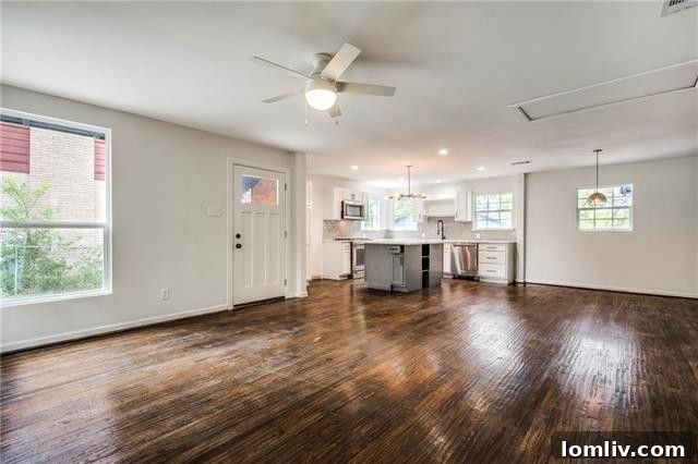 Contemporary tiled shower in renovated bath