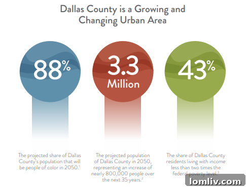 Infographic illustrating average credit card and mortgage debt in Dallas County.