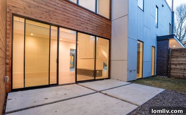 Exterior view of Knox View Homes showcasing modern materials and landscaping