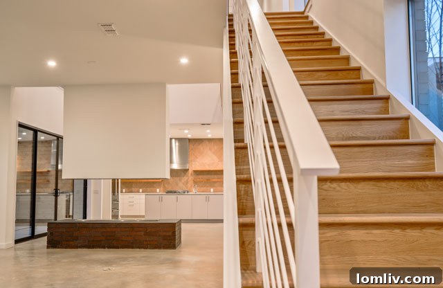 Modern kitchen with high-end appliances and sleek quartz countertops