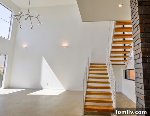 View of the open living space from the kitchen at Knox View
