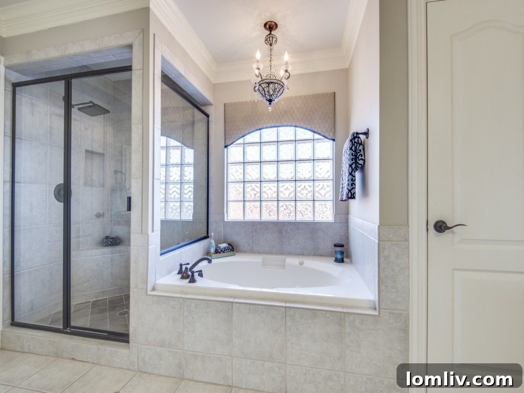 Spacious Master Bedroom with Sitting Area and Access to Private Terrace