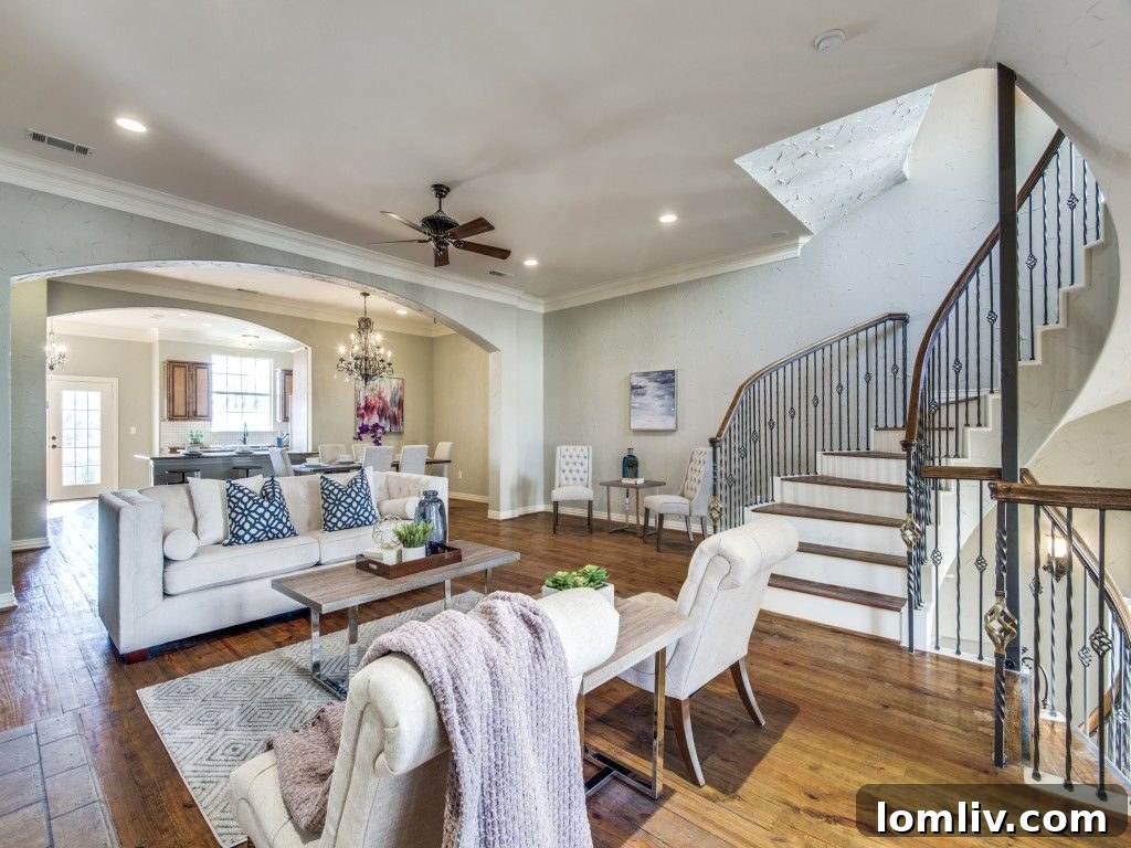 Gourmet Kitchen with Italian Marble Backsplash and Granite Counters at 7803 Linwood Ave