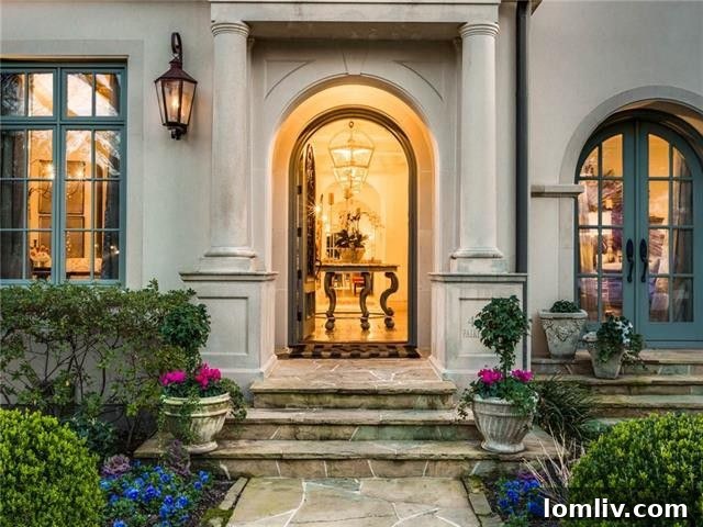 Grand Entrance of 4325 Fairfax Avenue, a Highland Park Modern Mediterranean