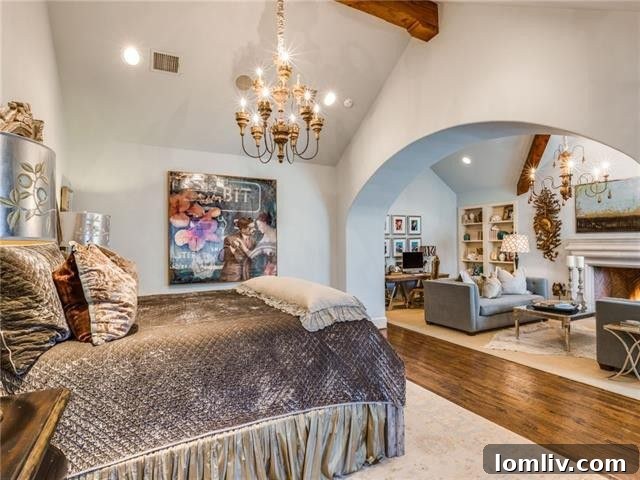 Luxurious Bathroom with Freestanding Tub and Marble Accents