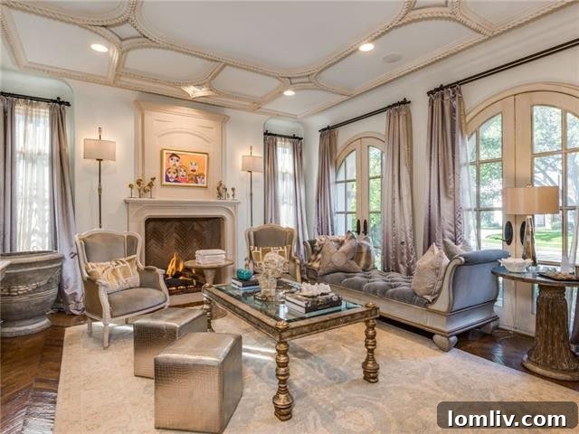 Sophisticated Dining Room with Artistic Lighting and Classic Decor