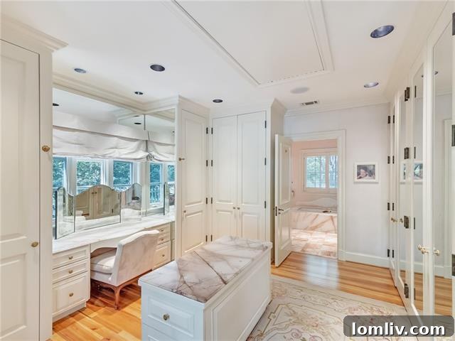 Alta Drive's Subtle Exterior Hides Lavish Grandeur 11 Sunlit Dressing Area with Ample Storage and Natural Light