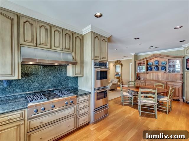 Alta Drive's Subtle Exterior Hides Lavish Grandeur 8 Luxurious Master Bathroom with Marble Floors and Dual Vanities