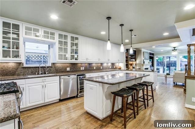 Spacious and brightly lit living area featuring modern finishes and large windows