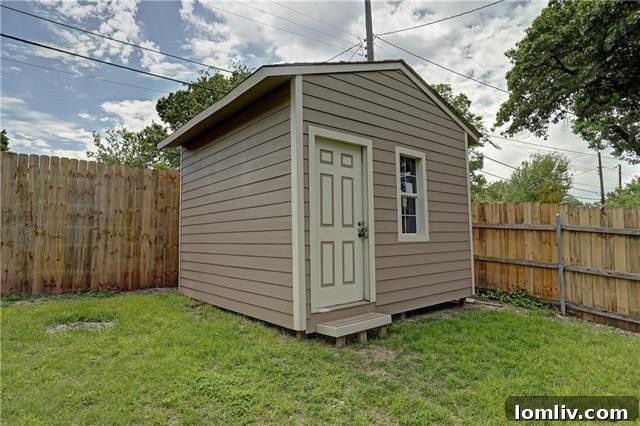 Panoramic shot of the large backyard, illustrating the generous space available for outdoor living and potential development.