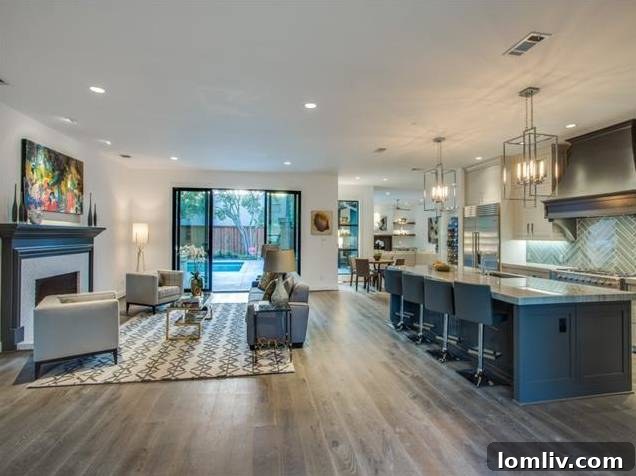 Inviting bedroom with sophisticated decor in the luxury ranch home
