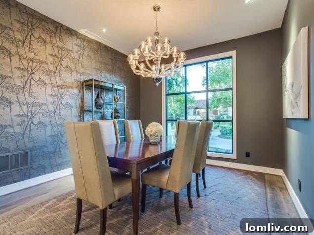 Modern bathroom with elegant tile work and fixtures at 11705 Parwen