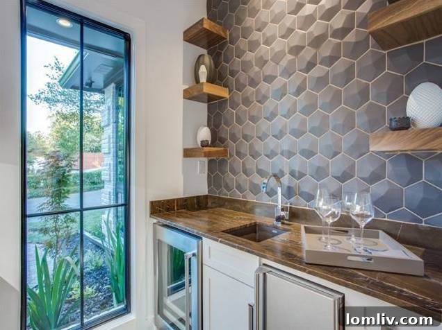 Gourmet kitchen with large island and high-end appliances