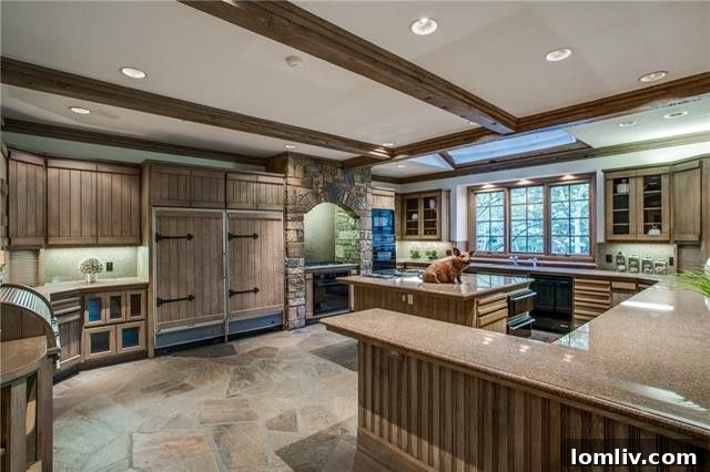 Private Study or Home Office with Wood Paneling