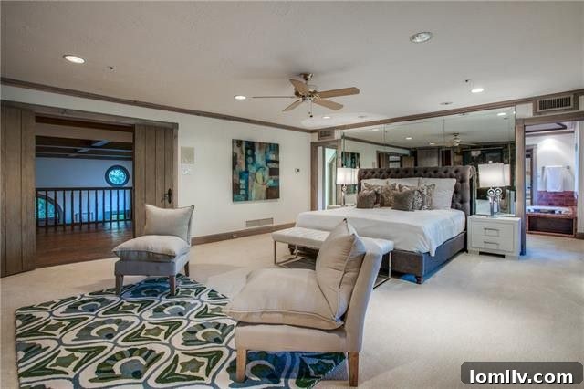 Sophisticated Interior Hallway with Architectural Details