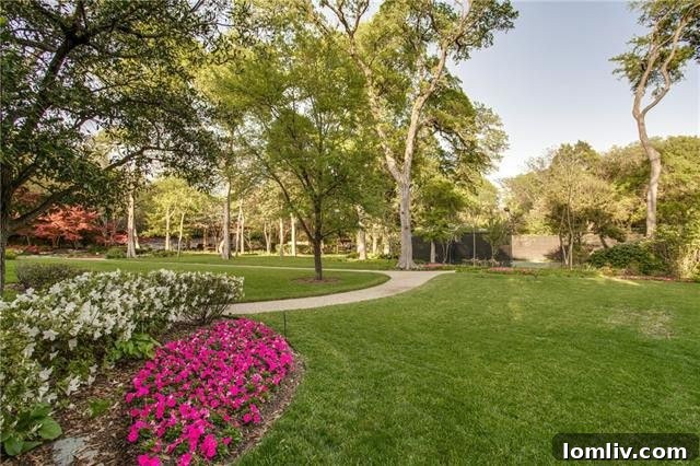 Refreshing Swimming Pool Surrounded by Greenery
